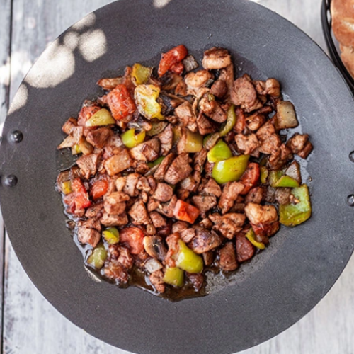 Мясо с овощами